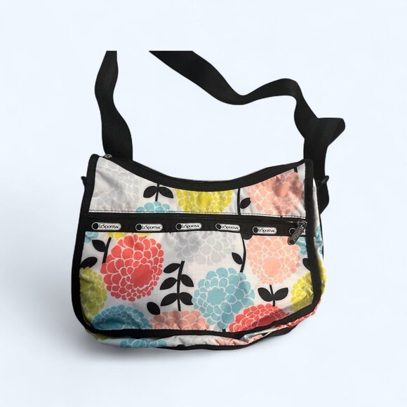 LeSportsac Small Crossbody Bag With Floral Print & Adjustable Strap - Picture 1 of 8